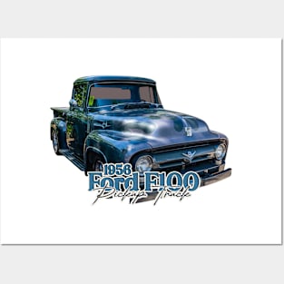 1956 Ford F100 Pickup Truck Posters and Art